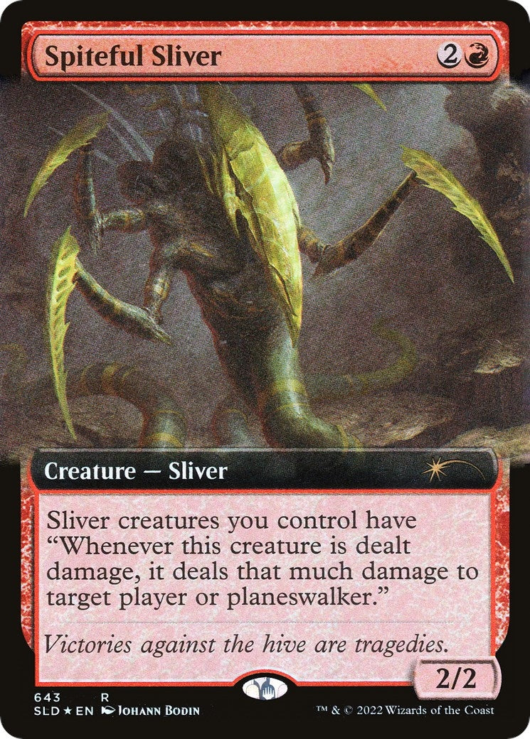 Image for Spiteful Sliver (Extended Art) (Secret Lair Drop Series) (643) - Magic: The Gathering