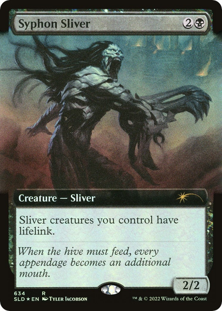 Image for Syphon Sliver (Extended Art) (Secret Lair Drop Series) (634) - Magic: The Gathering