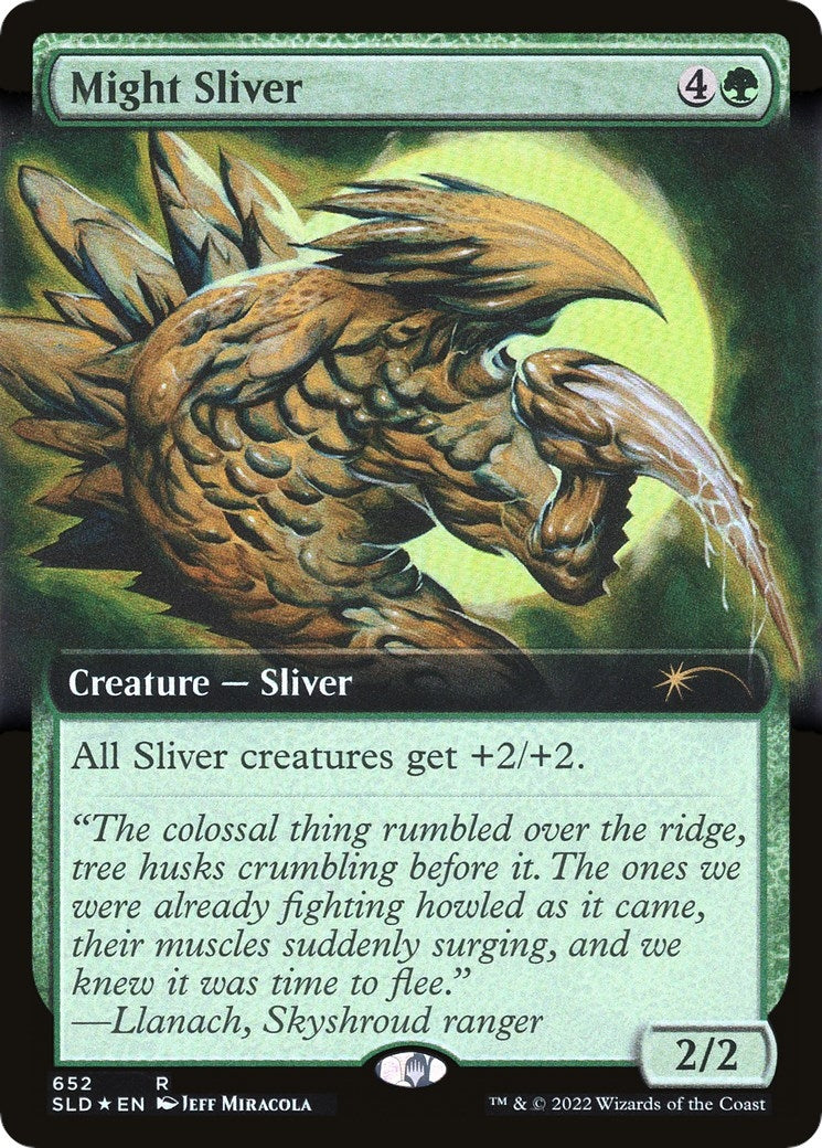 Image for Might Sliver (Extended Art) (Secret Lair Drop Series) (652) - Magic: The Gathering