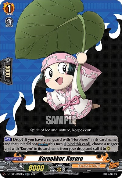 Image for Korpokkur, Kororo (D-TB03: Shaman King) (D-TB03/030EN) - Cardfight Vanguard