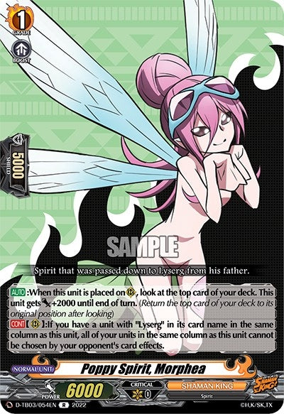 Image for Poppy spirit, Morphea (D-TB03: Shaman King) (D-TB03/054EN) - Cardfight Vanguard
