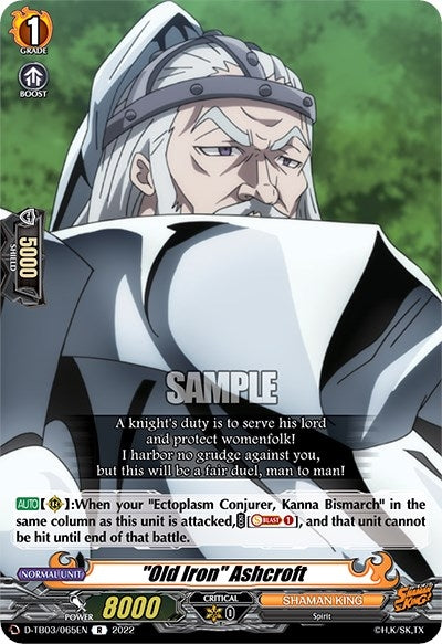 Image for "Old Iron" Ashcroft (D-TB03: Shaman King) (D-TB03/065EN) - Cardfight Vanguard