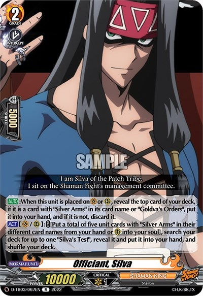Image for Officiant, Silva (D-TB03: Shaman King) (D-TB03/067EN) - Cardfight Vanguard