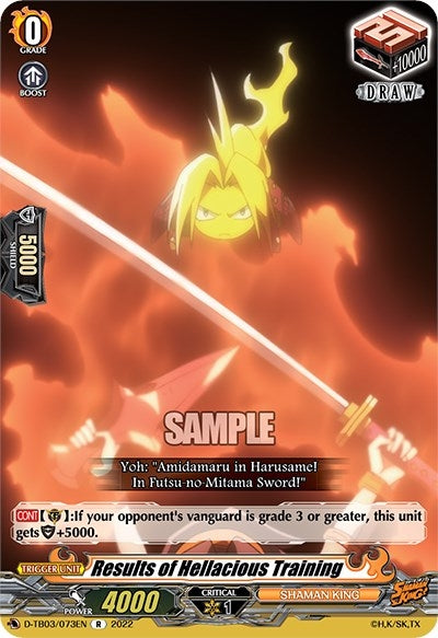 Image for Results of Hellacious Training (D-TB03: Shaman King) (D-TB03/073EN) - Cardfight Vanguard