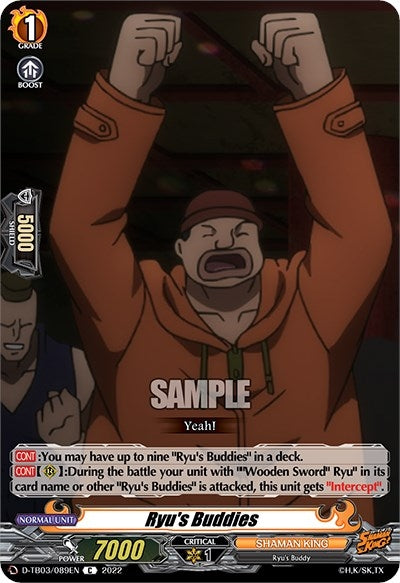 Image for Ryu's Buddies (D-TB03: Shaman King) (D-TB03/089EN) - Cardfight Vanguard