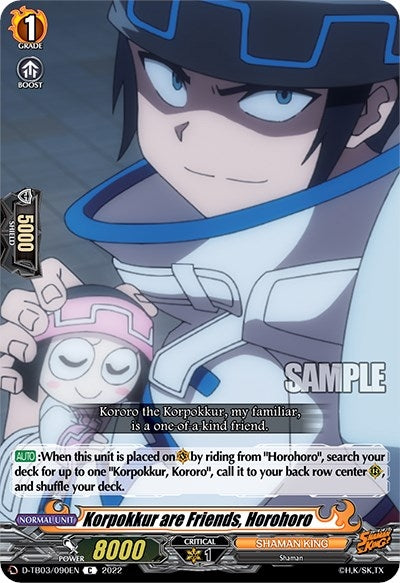 Image for Korpokkur are Friends, Horohoro (D-TB03: Shaman King) (D-TB03/090EN) - Cardfight Vanguard