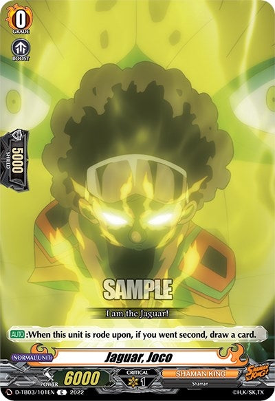 Image for Jaguar, Joco (D-TB03: Shaman King) (D-TB03/101EN) - Cardfight Vanguard