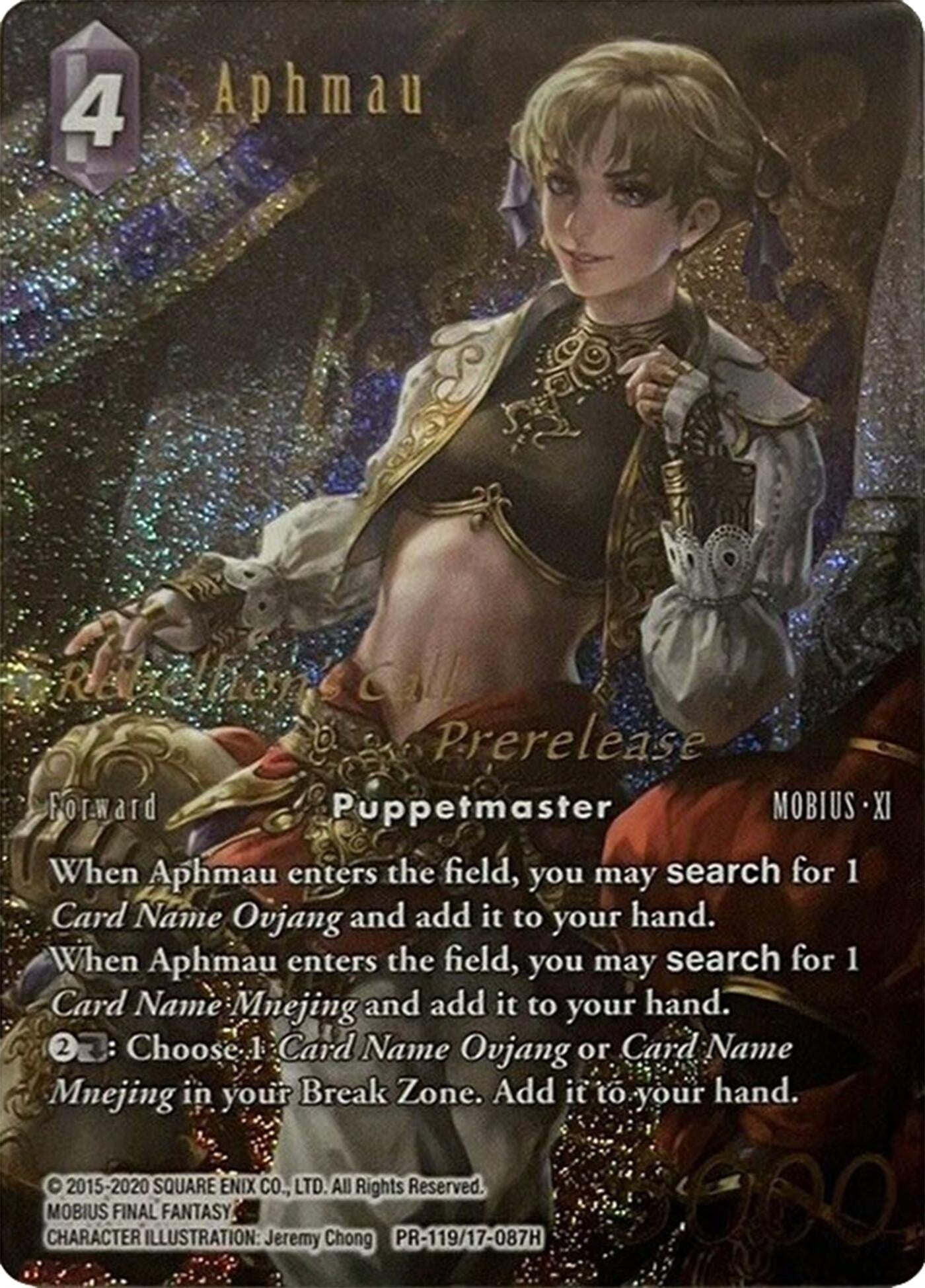 Image for Aphmau (Prerelease Promo) (FF: Promo Cards) (PR-119/17-087H) - Final Fantasy TCG