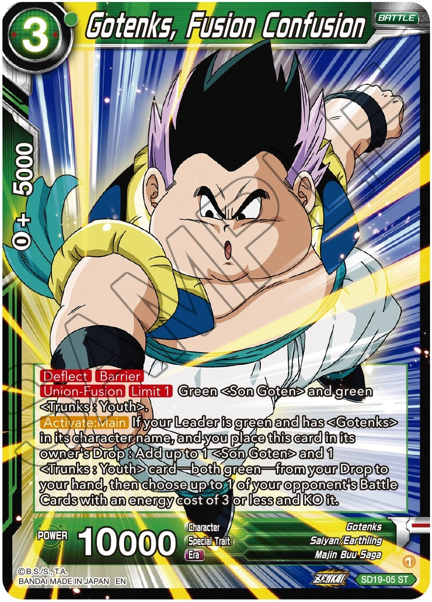 Image for Gotenks, Fusion Confusion (Dawn of the Z-Legends) (SD19-05) - Dragon Ball Super: Masters