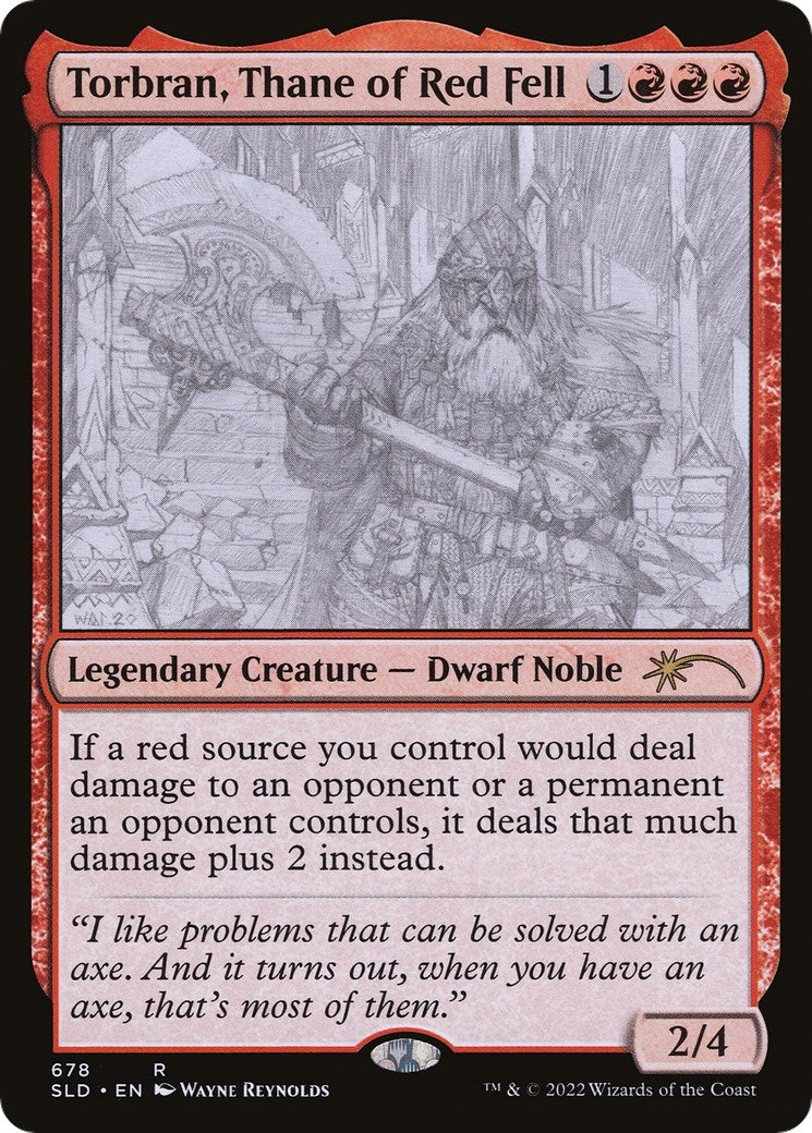 Image for Torbran, Thane of Red Fell (678) (Secret Lair Drop Series) (678) - Magic: The Gathering