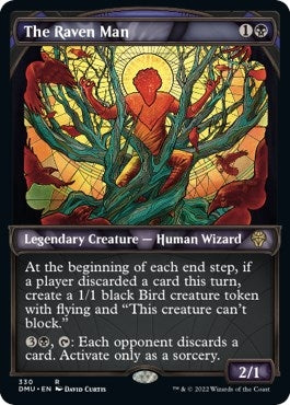 Image for The Raven Man (Textured Foil) (Dominaria United) (330) - Magic: The Gathering