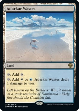 Image for Adarkar Wastes (Dominaria United) (243) - Magic: The Gathering