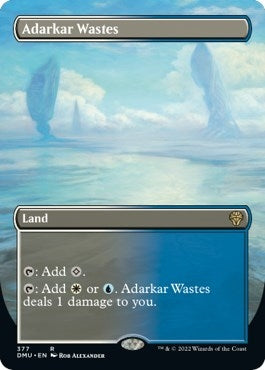 Image for Adarkar Wastes (Borderless) (Dominaria United) (377) - Magic: The Gathering