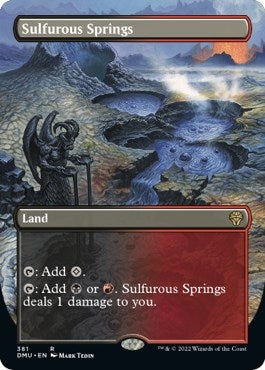 Image for Sulfurous Springs (Borderless) (Dominaria United) (381) - Magic: The Gathering