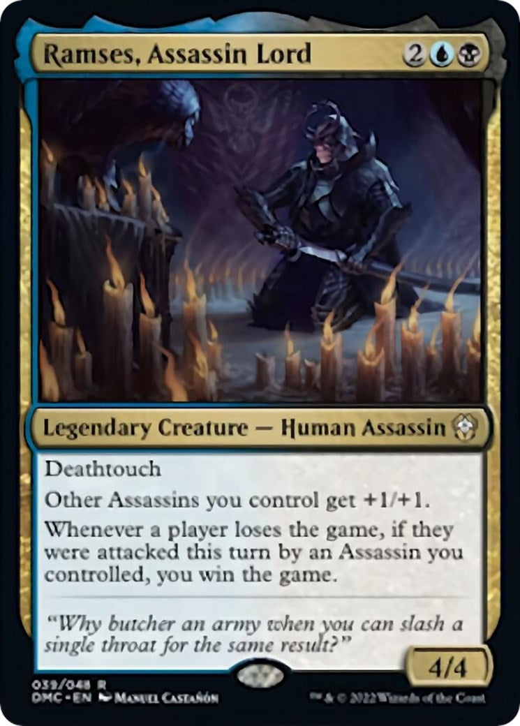 Image for Ramses, Assassin Lord (Commander: Dominaria United) (39) - Magic: The Gathering