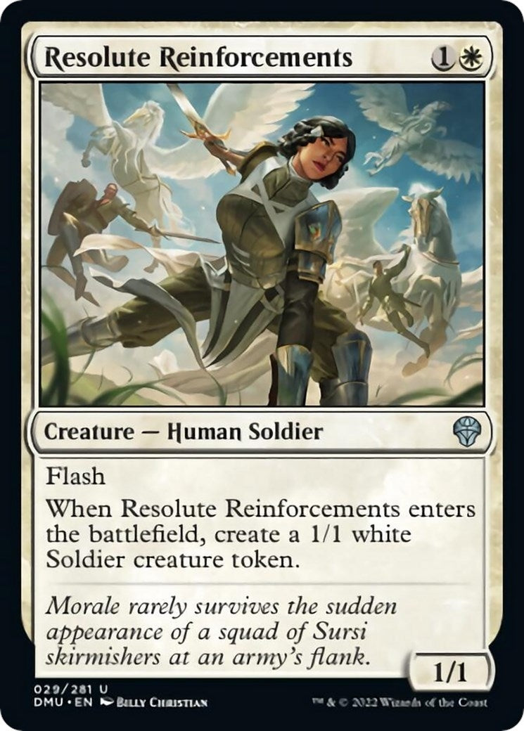 Image for Resolute Reinforcements (Dominaria United) (29) - Magic: The Gathering