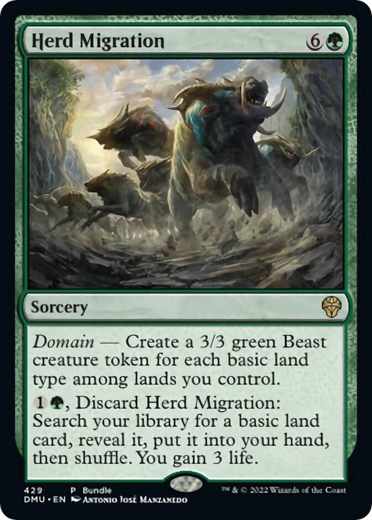 Image for Herd Migration (DMU Bundle) - Magic: The Gathering