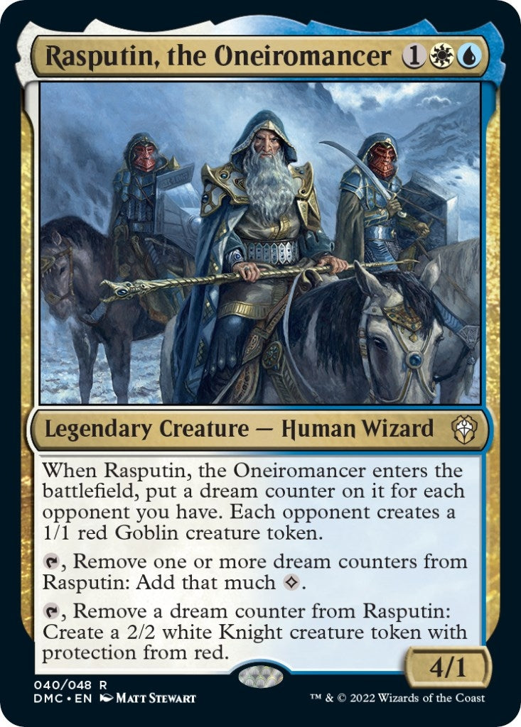 Image for Rasputin, the Oneiromancer (Commander: Dominaria United) (40) - Magic: The Gathering