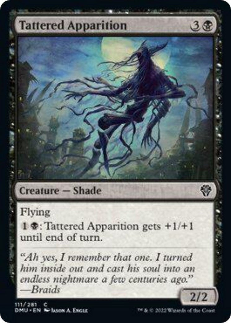 Image for Tattered Apparition (Dominaria United) (111) - Magic: The Gathering