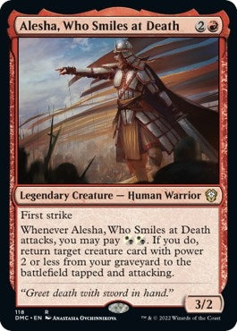 Image for Alesha, Who Smiles at Death (Commander: Dominaria United) (118) - Magic: The Gathering