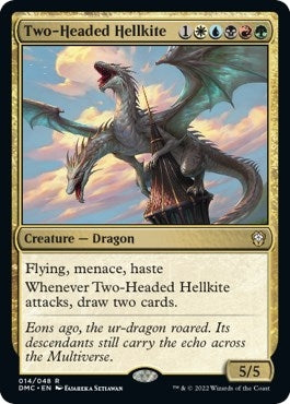 Image for Two-Headed Hellkite (Commander: Dominaria United) (14) - Magic: The Gathering