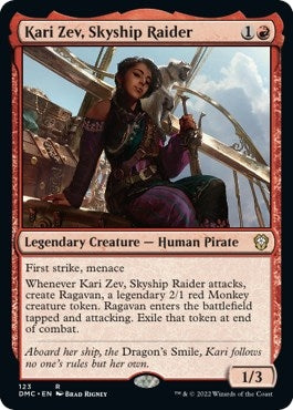 Image for Kari Zev, Skyship Raider (Commander: Dominaria United) (123) - Magic: The Gathering