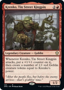 Image for Krenko, Tin Street Kingpin (Commander: Dominaria United) (124) - Magic: The Gathering