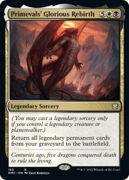 Image for Primevals' Glorious Rebirth (Commander: Dominaria United) (165) - Magic: The Gathering