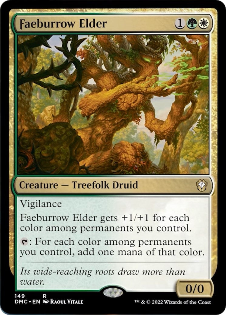 Image for Faeburrow Elder (Commander: Dominaria United) (149) - Magic: The Gathering