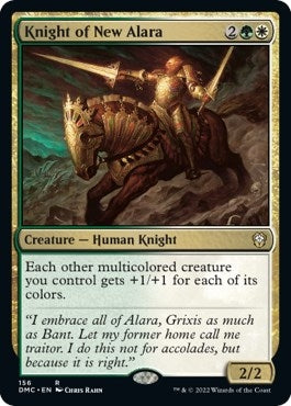 Image for Knight of New Alara (Commander: Dominaria United) (156) - Magic: The Gathering