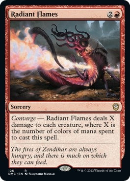 Image for Radiant Flames (Commander: Dominaria United) (126) - Magic: The Gathering