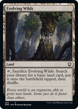 Image for Evolving Wilds (Commander: Dominaria United) (208) - Magic: The Gathering