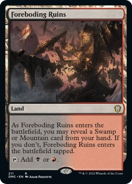 Image for Foreboding Ruins (Commander: Dominaria United) (211) - Magic: The Gathering