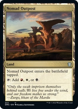 Image for Nomad Outpost (Commander: Dominaria United) (222) - Magic: The Gathering