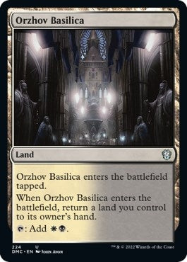Image for Orzhov Basilica (Commander: Dominaria United) (224) - Magic: The Gathering