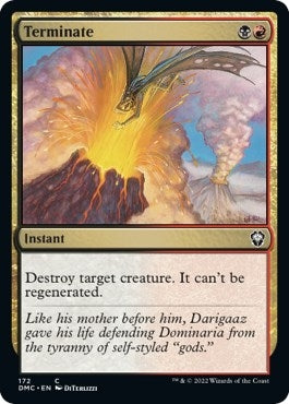 Image for Terminate (Commander: Dominaria United) (172) - Magic: The Gathering