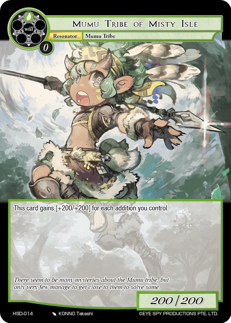 Image for Mumu Tribe of Misty Isle (Hero Cluster Starter Decks) (HSD-014) - Force of Will