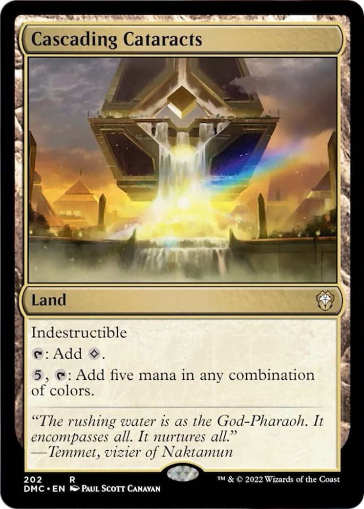 Image for Cascading Cataracts (Commander: Dominaria United) (202) - Magic: The Gathering