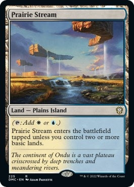 Image for Prairie Stream (Commander: Dominaria United) (225) - Magic: The Gathering