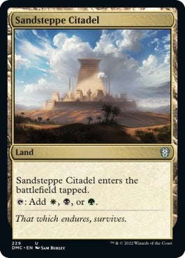 Image for Sandsteppe Citadel (Commander: Dominaria United) (229) - Magic: The Gathering