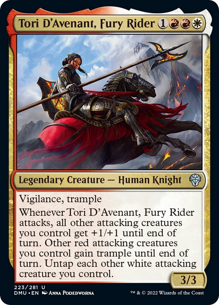 Image for Tori D'Avenant, Fury Rider (Dominaria United) (223) - Magic: The Gathering