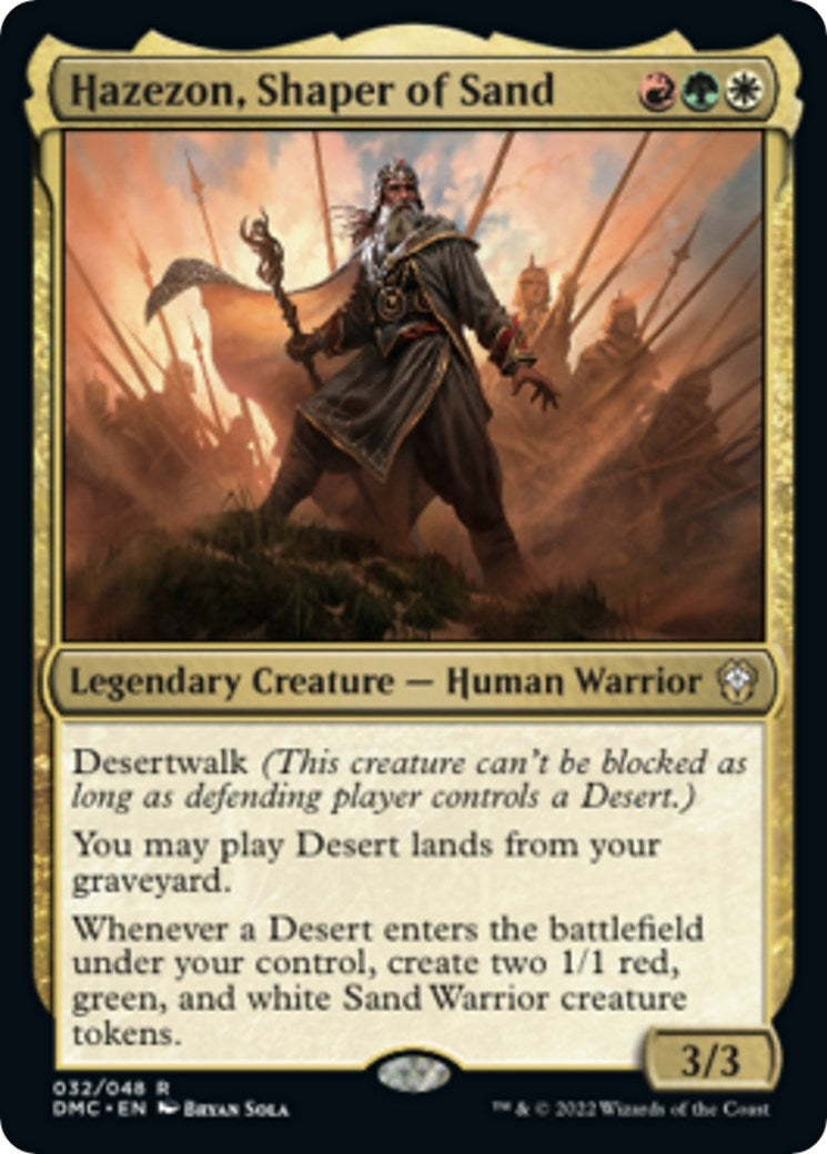Image for Hazezon, Shaper of Sand (Commander: Dominaria United) (32) - Magic: The Gathering