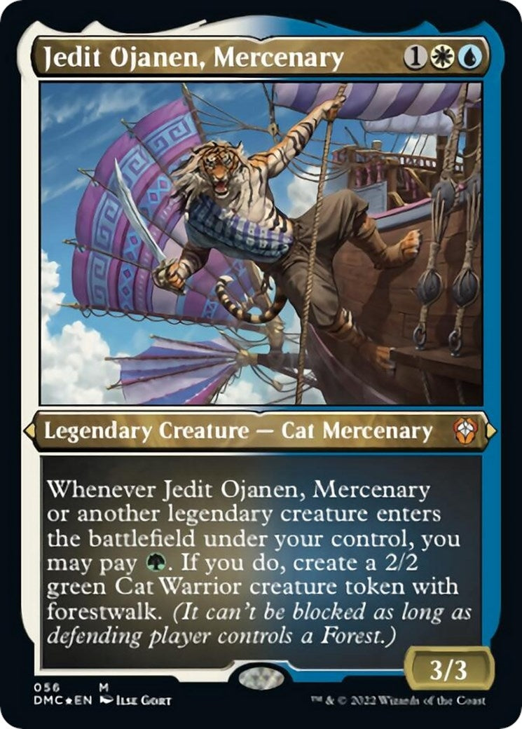 Image for Jedit Ojanen, Mercenary (Foil Etched) (Commander: Dominaria United) (56) - Magic: The Gathering