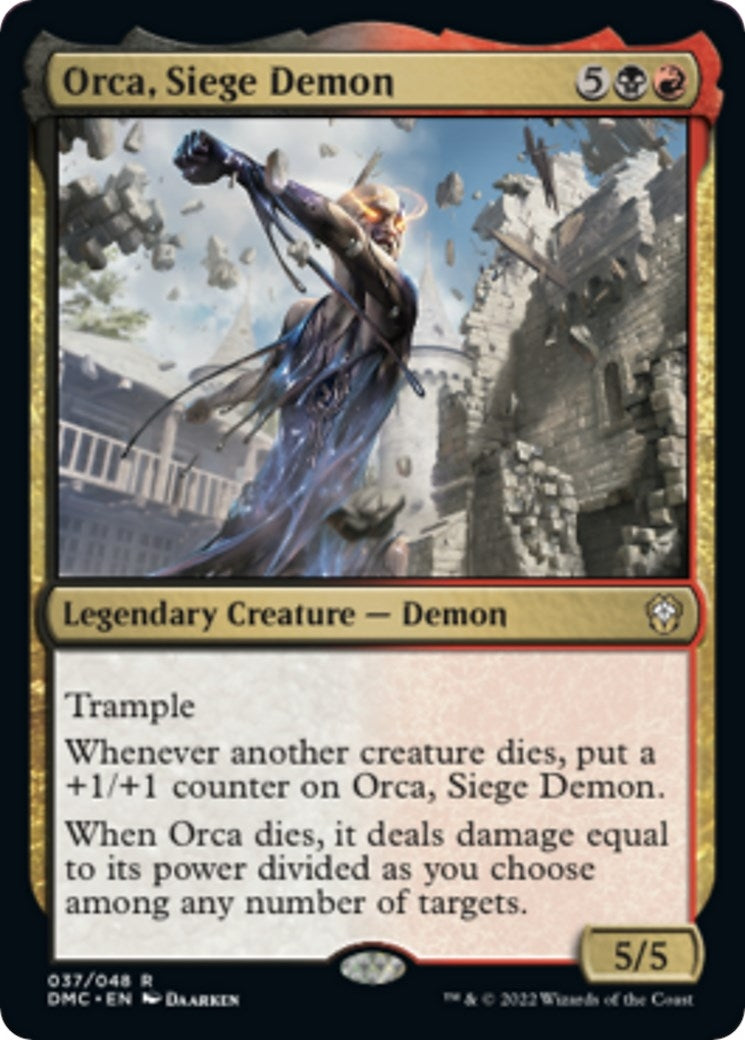 Image for Orca, Siege Demon (Commander: Dominaria United) (37) - Magic: The Gathering
