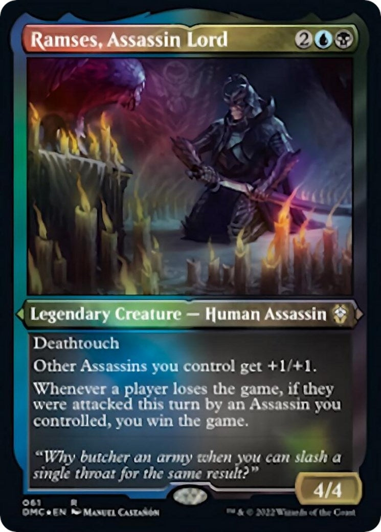 Image for Ramses, Assassin Lord (Foil Etched) (Commander: Dominaria United) (61) - Magic: The Gathering