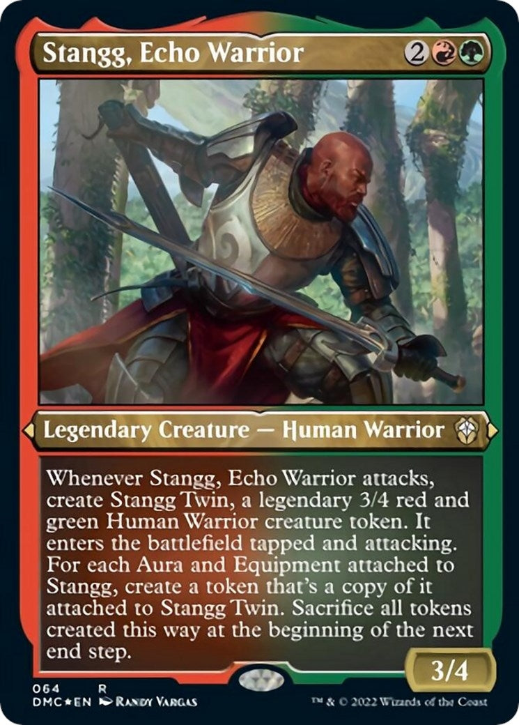 Image for Stangg, Echo Warrior (Foil Etched) (Commander: Dominaria United) (64) - Magic: The Gathering