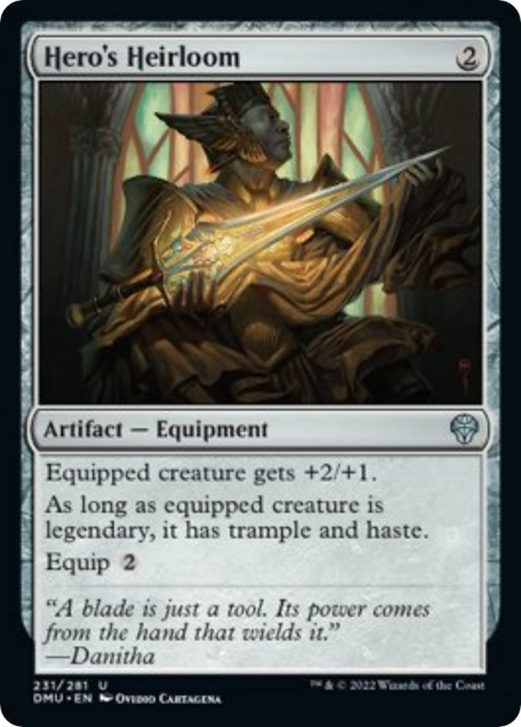 Image for Hero's Heirloom (Dominaria United) (231) - Magic: The Gathering