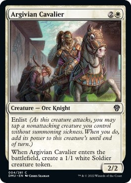 Image for Argivian Cavalier (Dominaria United) (4) - Magic: The Gathering