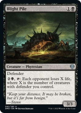 Image for Blight Pile (Dominaria United) (82) - Magic: The Gathering