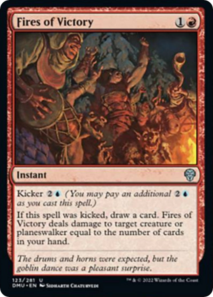 Image for Fires of Victory (Dominaria United) (123) - Magic: The Gathering